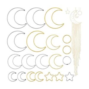 20 anillos de atrapasueños de metal para atrapasueños
