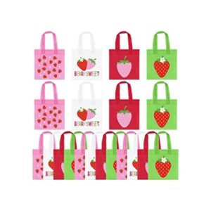 20 bolsas de recuerdo de fiesta de fresa decoraciones de_1