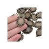 20 bandejas colgantes de bisel 0.512 x 0.709 in ovaladas