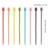 20 bridas de silicona coloridas para bolsa correas para