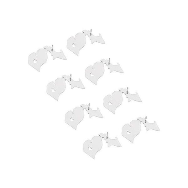 20 colgantes de acero inoxidable UNICRAFTALE con diseño de