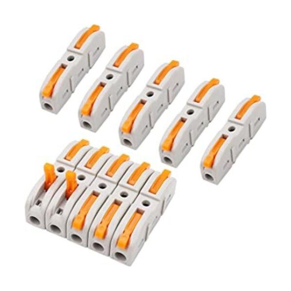 20 conectores de cable compactos de 1 conductor