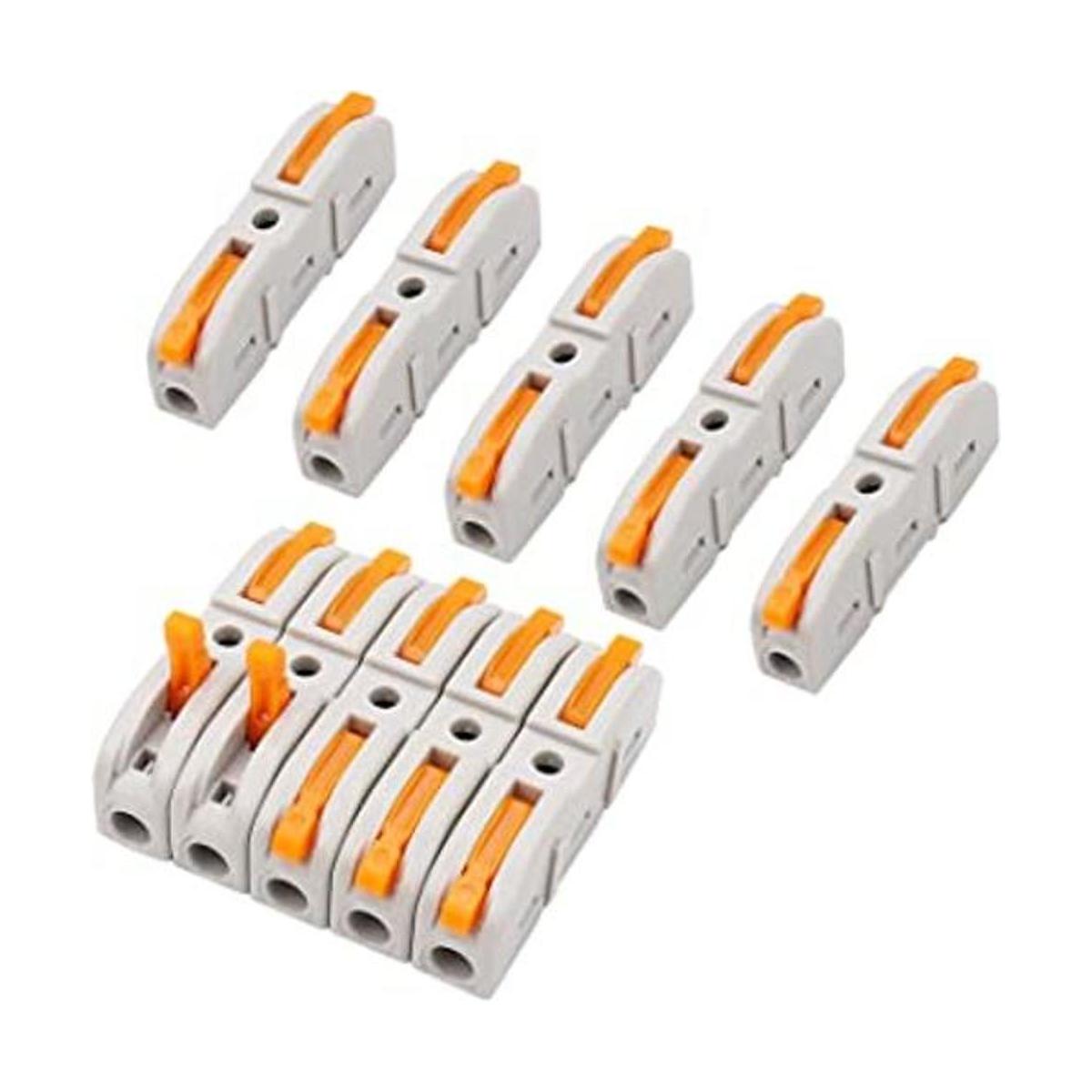 20 conectores de cable compactos de 1 conductor