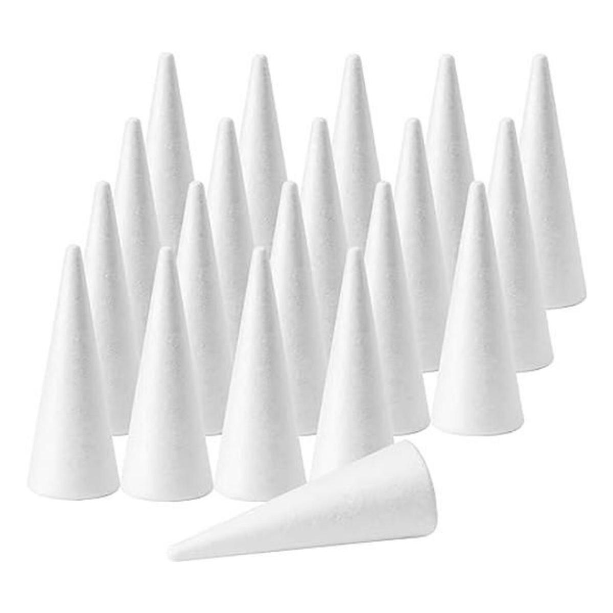 20 conos de espuma para manualidades espuma en forma de