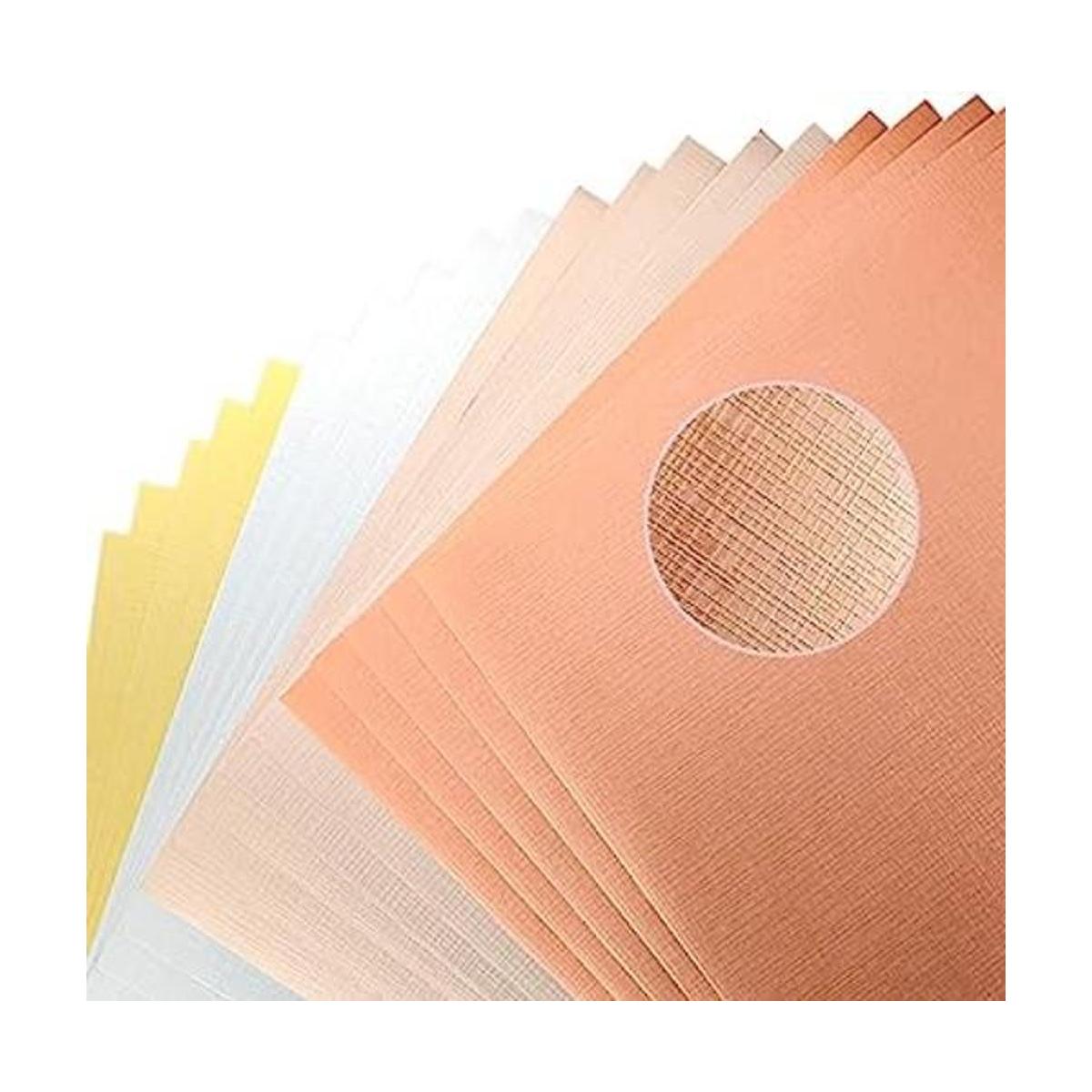 20 hojas de cartulina texturizada papel de cartulina