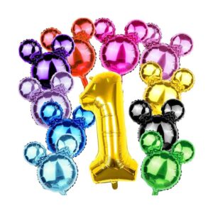 20 globos de papel de aluminio con diseño de cabeza de