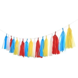 20 guirnaldas de borlas de circo de carnaval guirnalda de_1