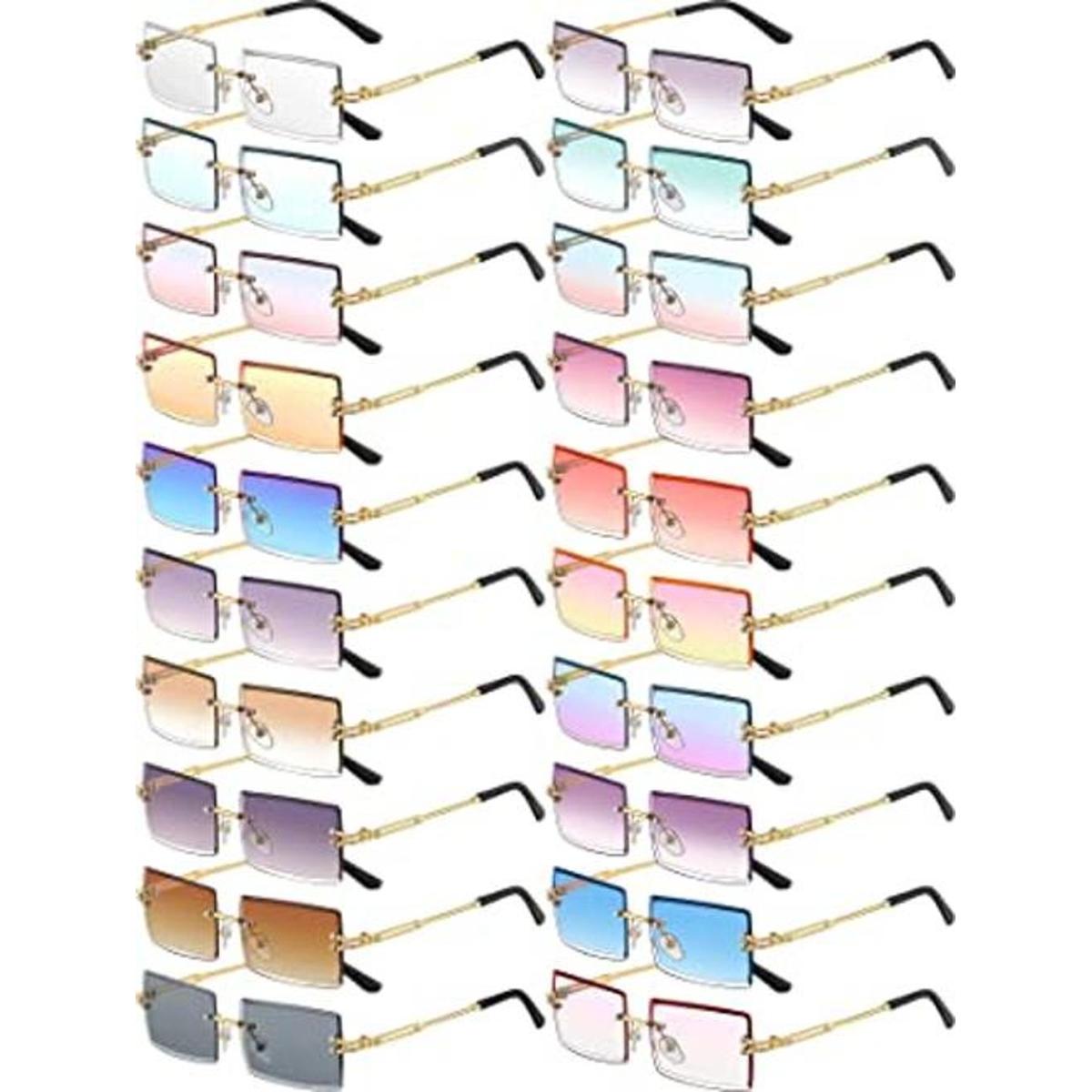 20 pares de gafas de sol vintage sin montura sin marco de