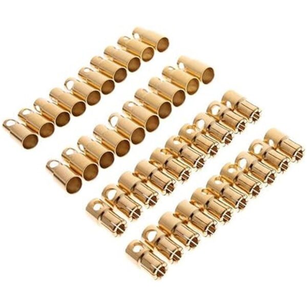 20 pares de conectores dorados para batería RC Lipo_1