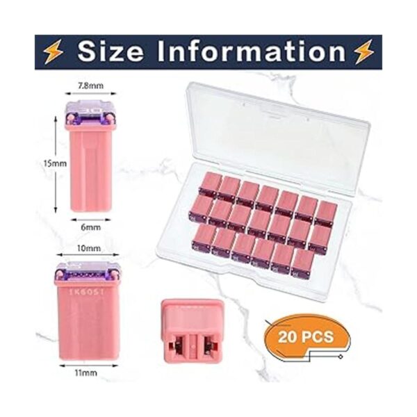 20 piezas 608830 de 30 amperios de microcartuchos fusibles_2