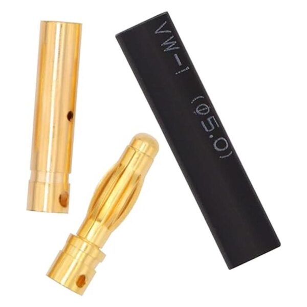 20 pares hembra macho 0.157 in 0.157 in oro Bullet_5