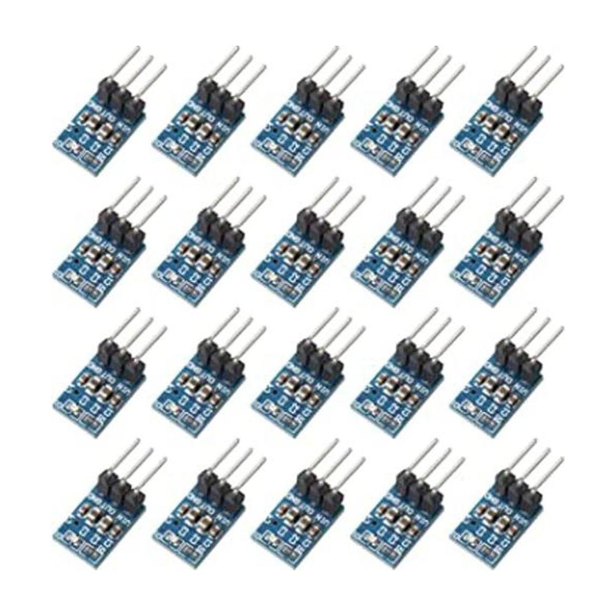 20 piezas de 3 pines AMS11173.3 DC 4.75V12V a 3.3V