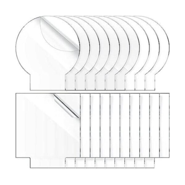 20 piezas de acrílico de 0.079 pulgadas para base de luz