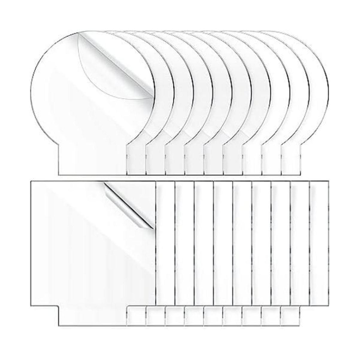 20 piezas de acrílico de 0.079 pulgadas para base de luz