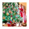 20 piezas de adornos de pintura de diamantes de Navidad de