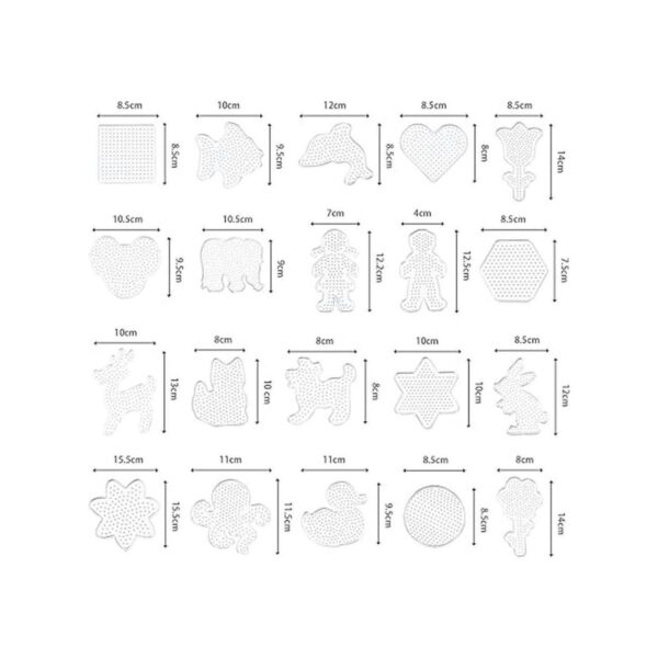 20 piezas de cuentas de fusibles de 0.197 in tableros de_2