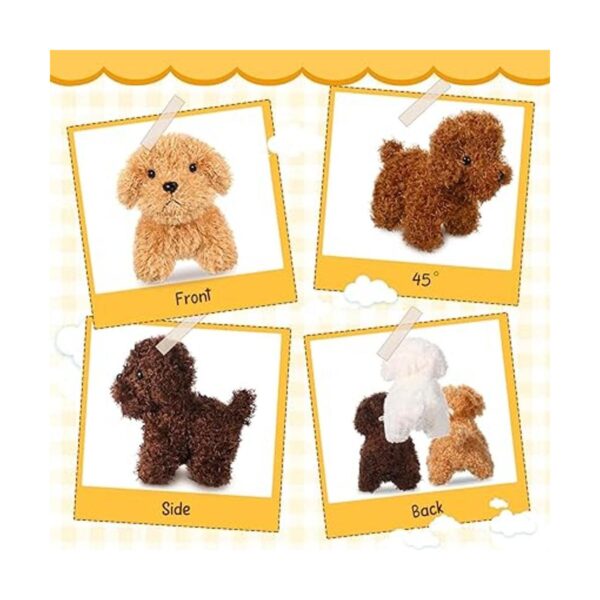 20 piezas de mini perros de peluche pequeños lindo_3