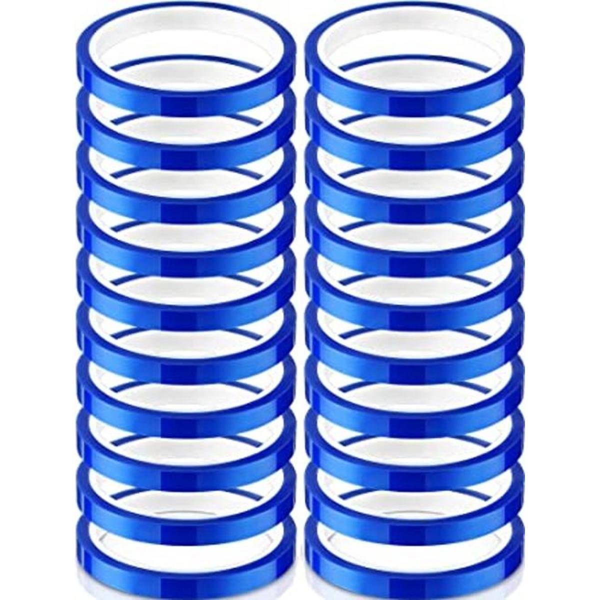 20 rollos de cinta de calor azul de alta temperatura de