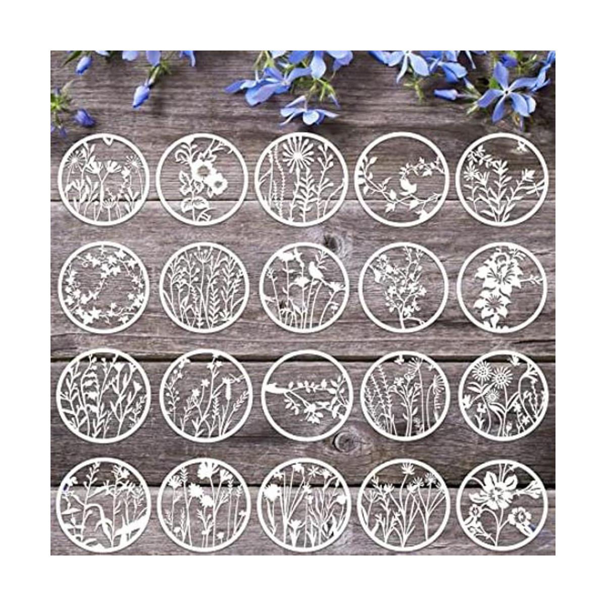 20 plantillas de flores silvestres para pintar plantillas