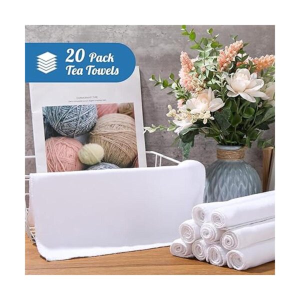 20 toallas de mano de sublimación de 12 x 12 pulgadas
