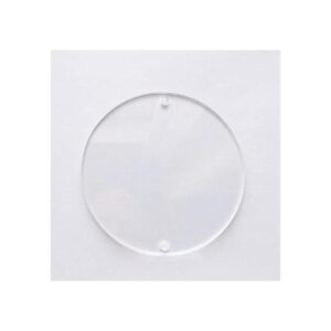 20 unidades de disco redondo de acrílico transparente en