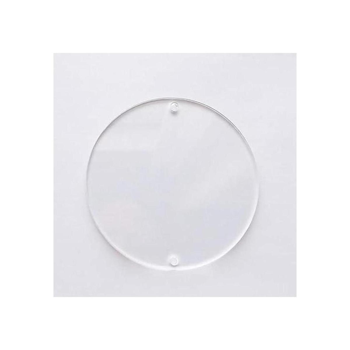 20 unidades de disco redondo de acrílico transparente en
