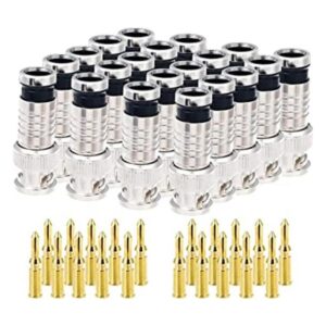 20 unids BNC conector de compresión 75 ohmios acoplador_1
