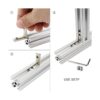 20 unidadeslote Slivery 2020 Series en forma de L