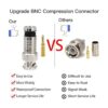 20 unids BNC conector de compresión 75 ohmios acoplador_3