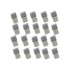 20 unids micro USB macho puerto conector 5 pines USB_1
