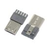 20 unids micro USB macho puerto conector 5 pines USB_2