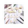 200 aretes de madera sin terminar en blanco para colgantes