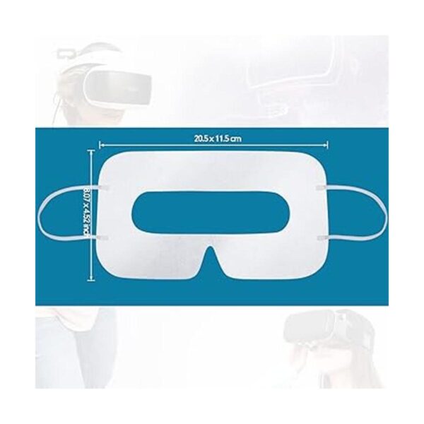 200 Pcs Disposable VR Face Mask Breathable Cover Mask for