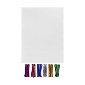 200 bolsas de regalo con lazos giratorios 6 colores_1