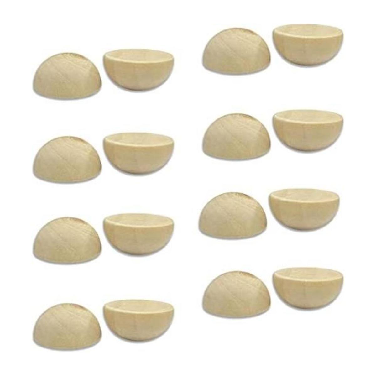 200 bolas de madera divididas de 1 pulgada de pulgada de