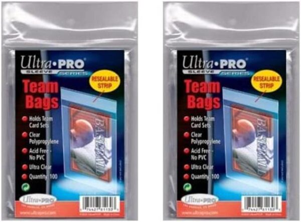 200 bolsas de equipo estándar Ultra Pro 2 paquetes de 100_1