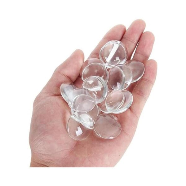 200 cabujones de cristal transparente de 1.0 in cabujones