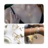 200 colgantes chapados en oro con diseño de estrella de