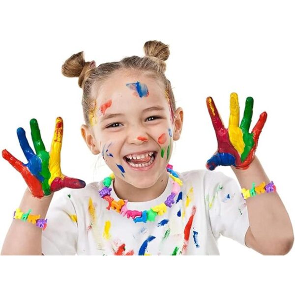 200 cuentas con forma de animal mixto coloridas cuentas