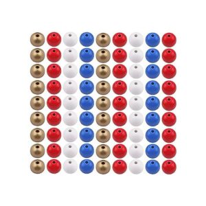 200 cuentas redondas de madera BetterJonny cuentas