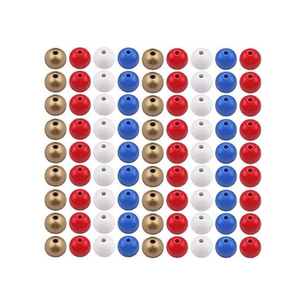 200 cuentas redondas de madera BetterJonny cuentas