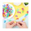 200 cuentas con forma de animal mixto coloridas cuentas