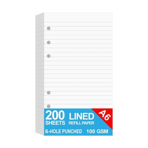 200 hojas A6 de papel forrado para planificador de_1