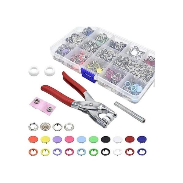 200 juegos de broches de presión Kit de 0.374 in 10