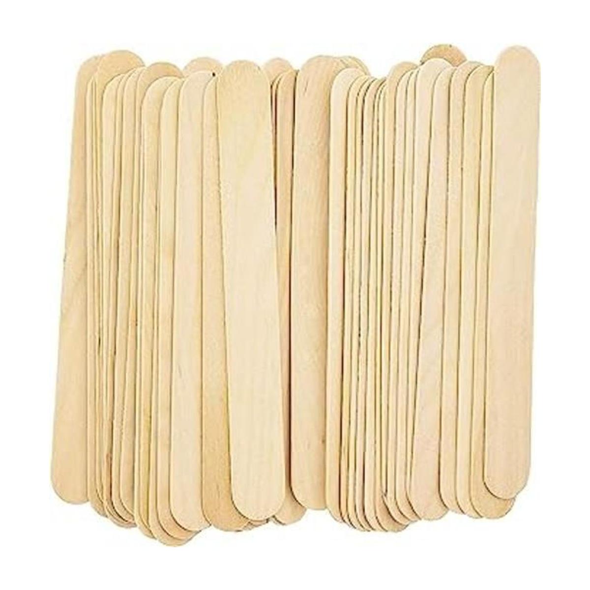 200 palitos de manualidades gigantes madera natural de