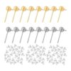 200 pendientes de bola con 200 pendientes de goma con