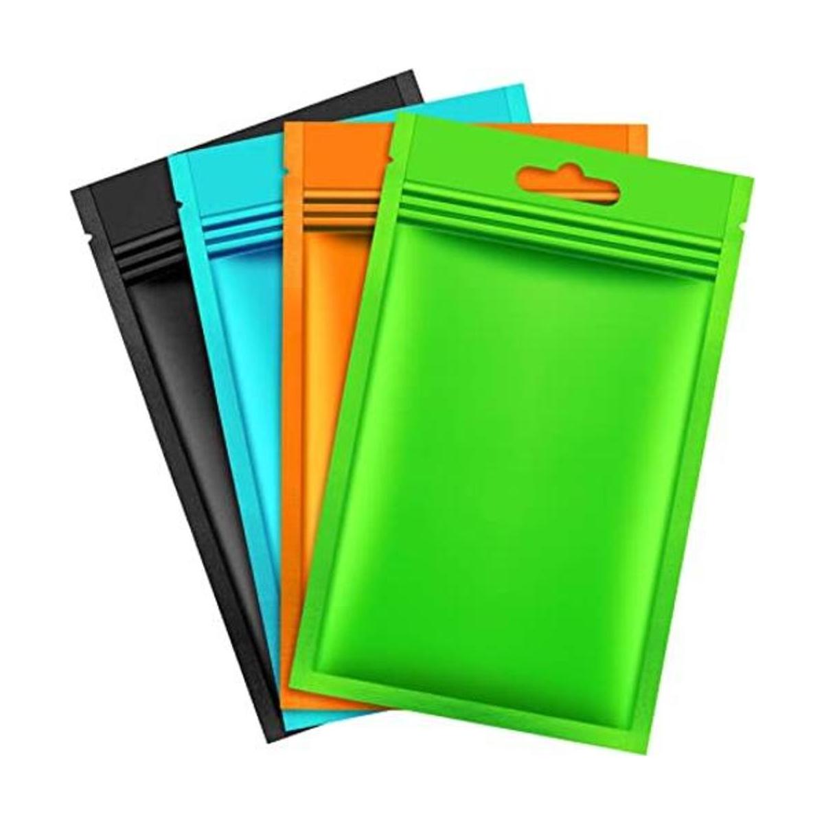 200 piezas de bolsas Mylar Zip Lock. Bolsas de papel de