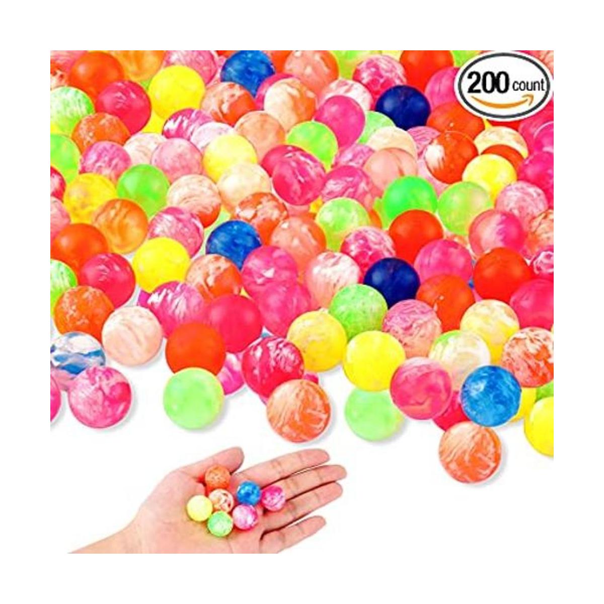200 piezas de mini bolas de rebote pequeñas a granel