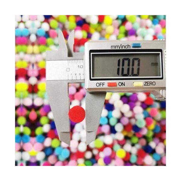 2000 bolas de pompones surtidas de 0.57 pulgadas 0.394