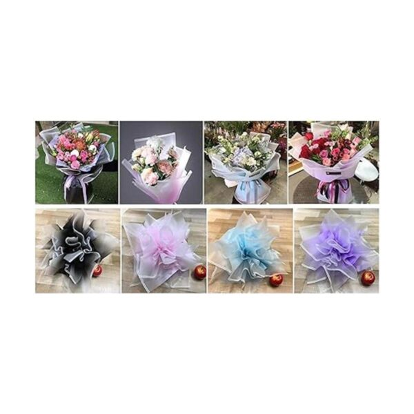 21 hojas7 colores de papel de regalo suministros de ramo